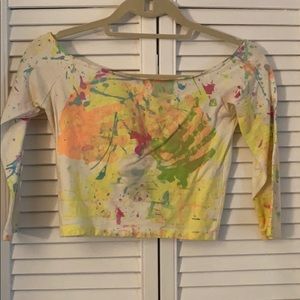 Painted crop top